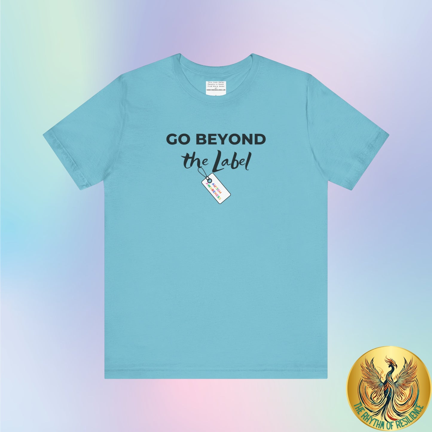 Go beyond the label Unisex Jersey Short Sleeve Tee-mental health awareness month