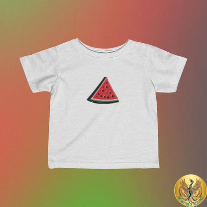 Palestine  seeds of peace watermelon Infant Fine Jersey Tee 6M-24m