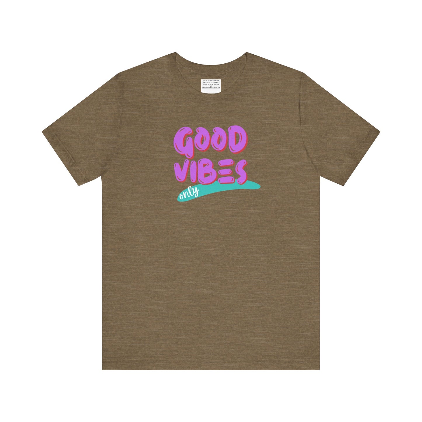 good vibes Unisex Jersey Short Sleeve Tee-mental health awareness month