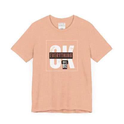 Everything will be ok Unisex Jersey Short Sleeve Tee-mental health awareness month