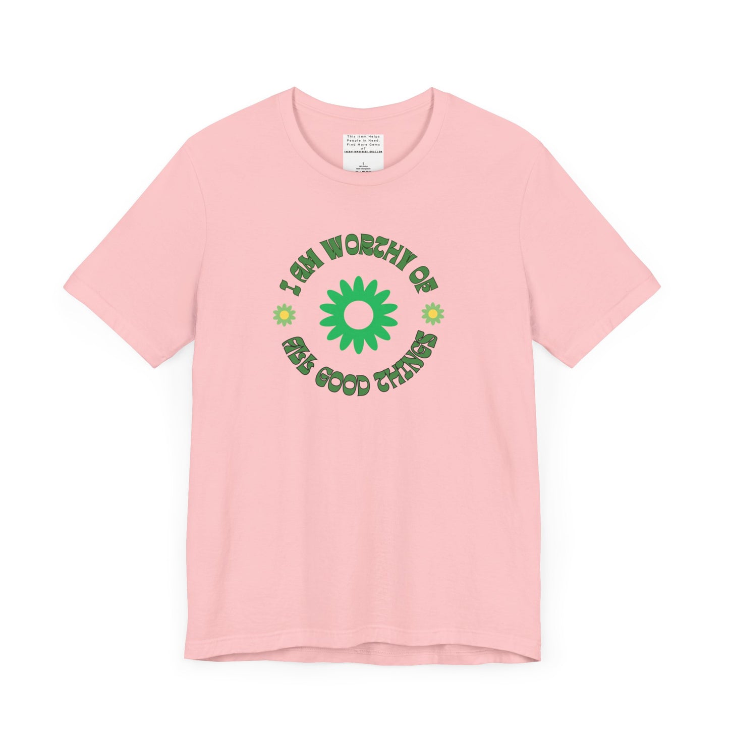 I AM Worthy u nisex Jersey Short Sleeve Tee-mental health awareness month
