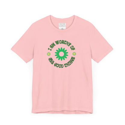 I AM Worthy u nisex Jersey Short Sleeve Tee-mental health awareness month