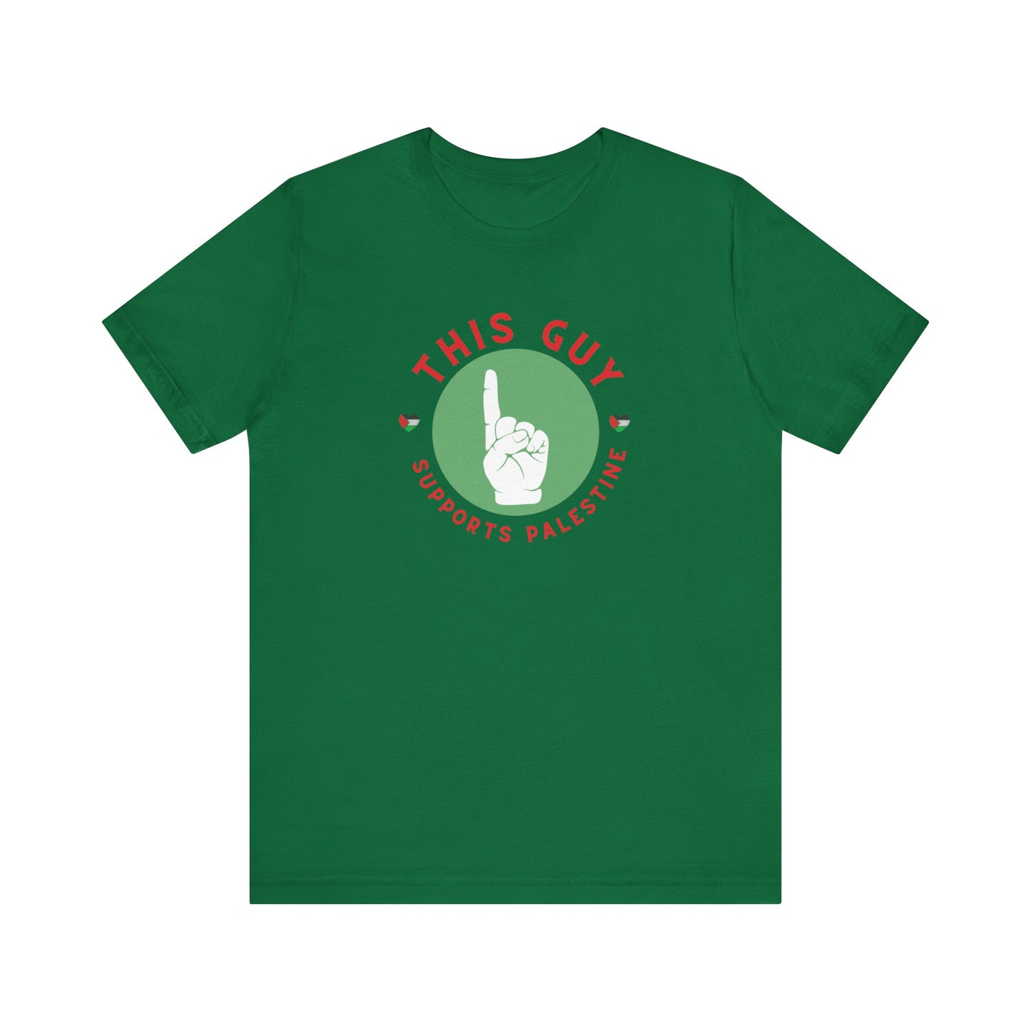 This Guy supports Palestine Unisex Jersey Short Sleeve Tee