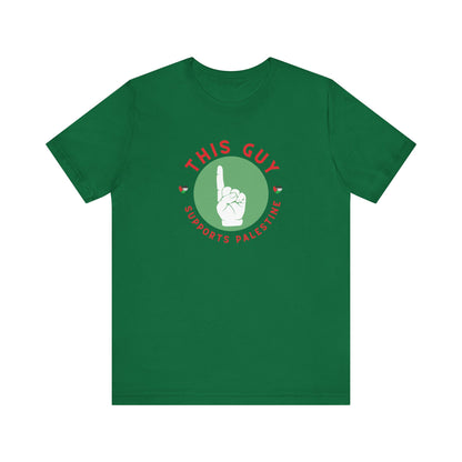 This Guy supports Palestine Unisex Jersey Short Sleeve Tee