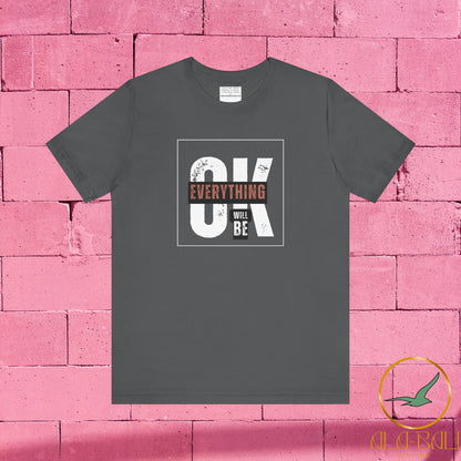 Everything will be ok Unisex Jersey Short Sleeve Tee-mental health awareness month