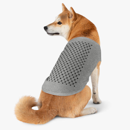 Pet Tank Top,keffiyeh print