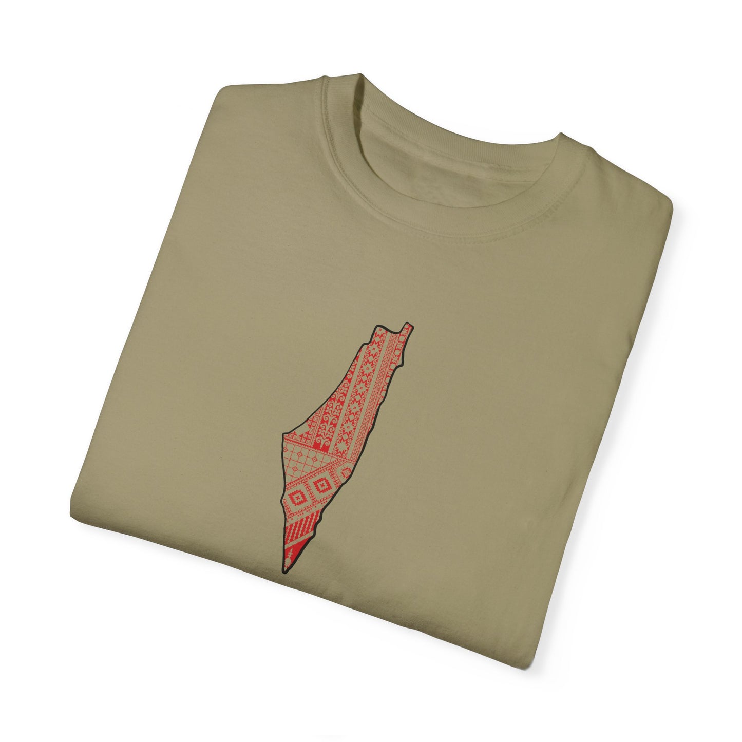 Unisex T-shirt, Arabic writing, Palestine map, Resist, Arabic, Support the Cause in Style, , Keffiyeh, Resistance, Free Palestine, tatreez