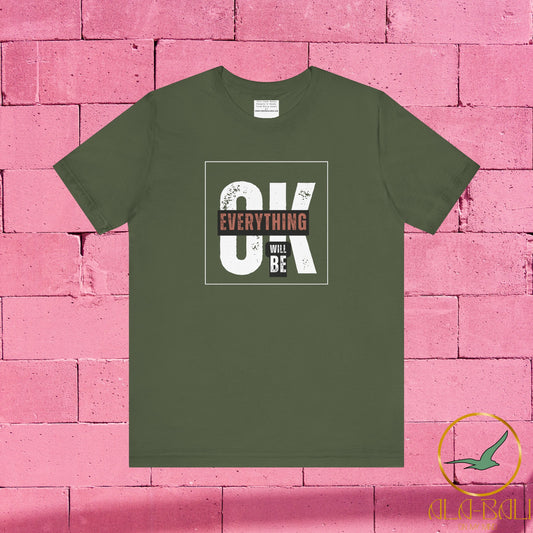 Everything will be ok Unisex Jersey Short Sleeve Tee-mental health awareness month