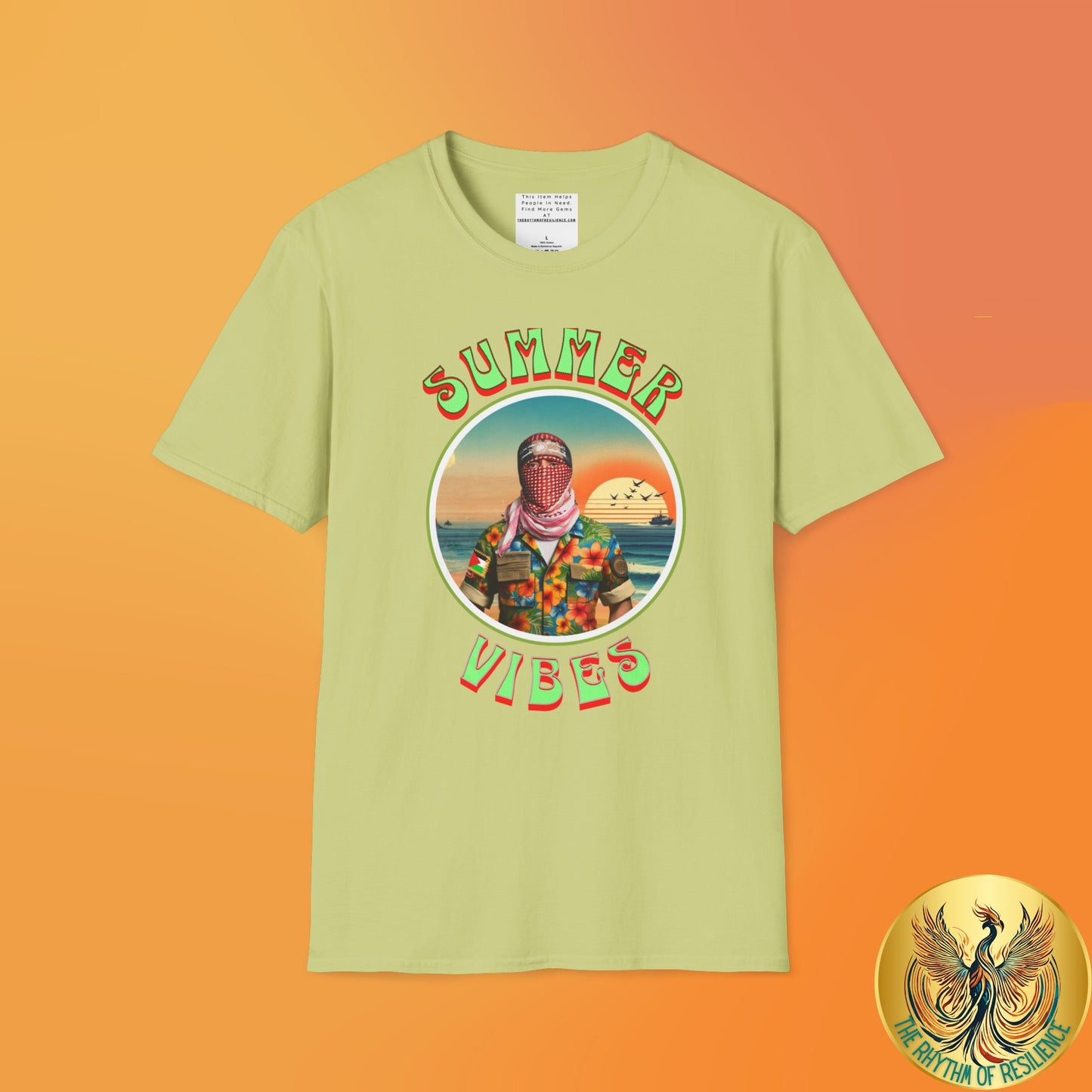 Summer vibes  Unisex Softstyle T-Shirt