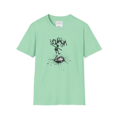 Squash The Stigma. Mental Health Awareness Unisex Softstyle T-Shirt