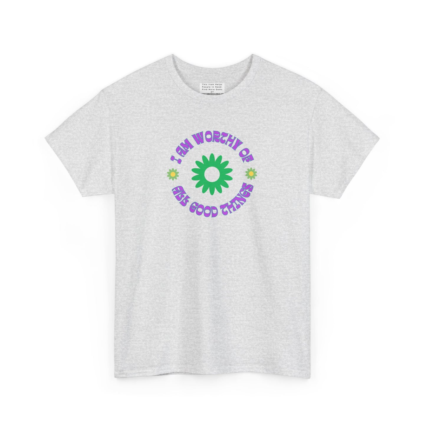 I AM WORTHY Unisex Heavy Cotton Tee