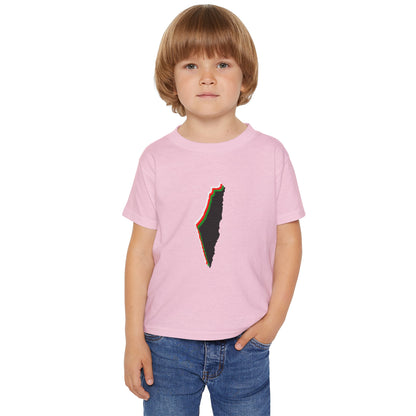 Palestine Map Heavy Cotton™ Toddler T-shirt 2T-6T