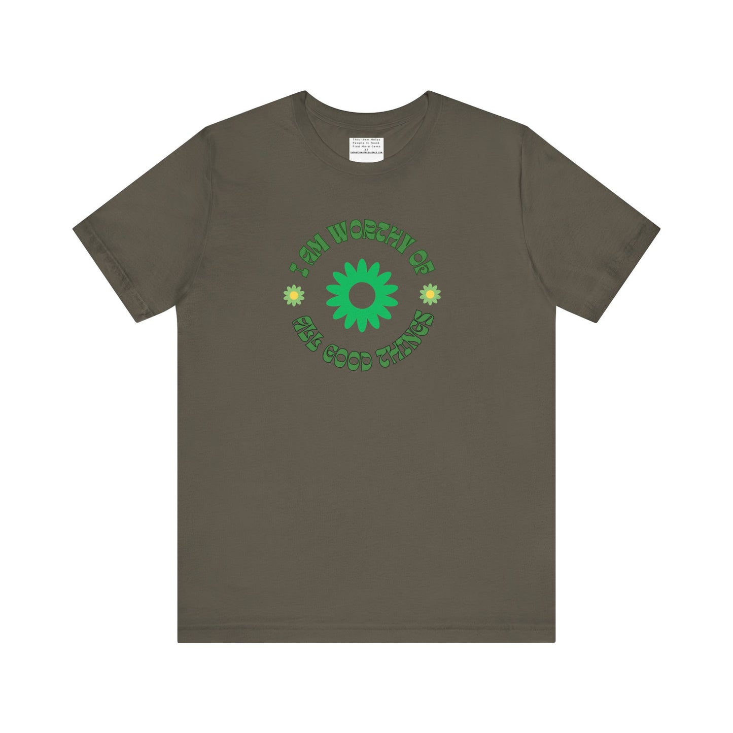 I AM Worthy u nisex Jersey Short Sleeve Tee-mental health awareness month