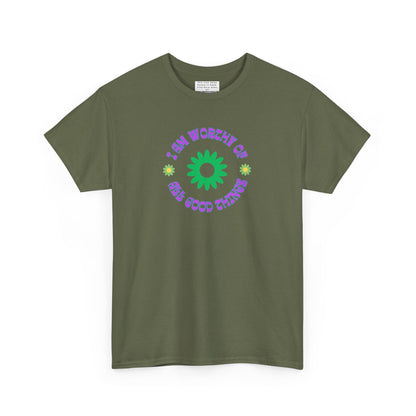 I AM WORTHY Unisex Heavy Cotton Tee
