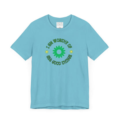 I AM Worthy u nisex Jersey Short Sleeve Tee-mental health awareness month