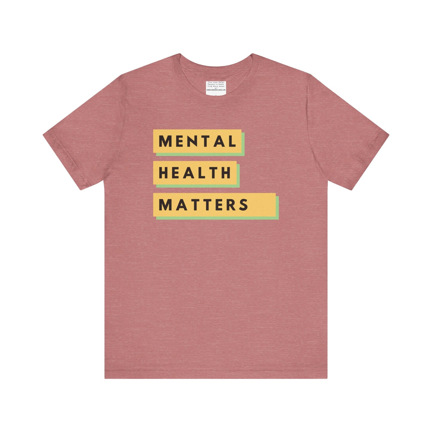 Mental Health Matters Unisex Jersey Short Sleeve Tee-mental health awareness month