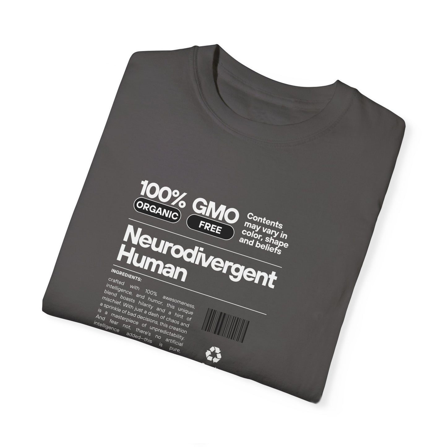 Neurodivergent Human Unisex Garment-Dyed T-shirt