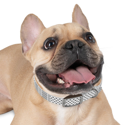 Dog Collar keffiyeh Print