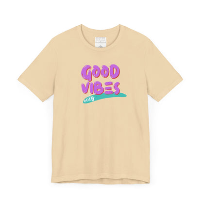 good vibes Unisex Jersey Short Sleeve Tee-mental health awareness month