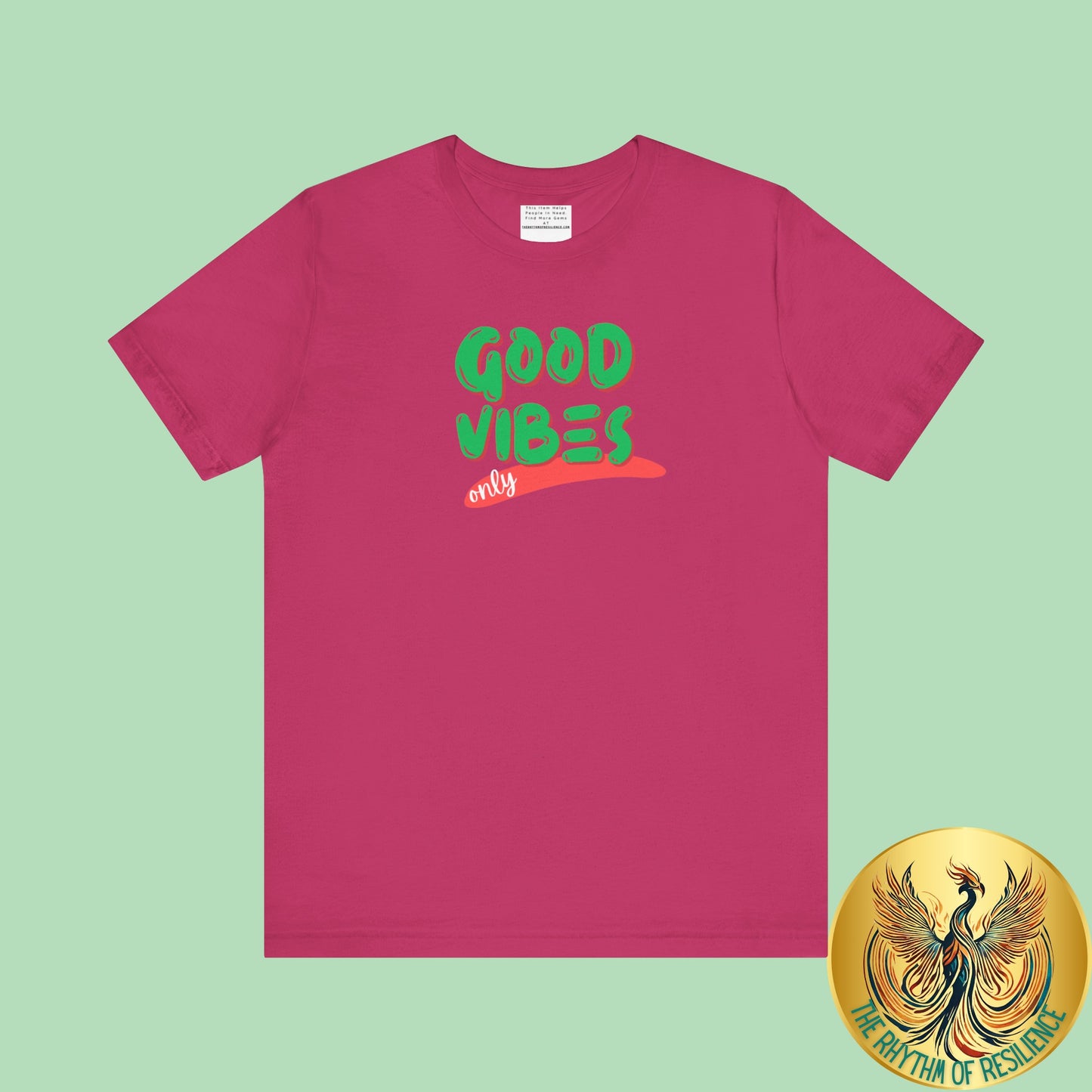 Good Vibes Unisex Jersey Short Sleeve Tee-mental health awareness month