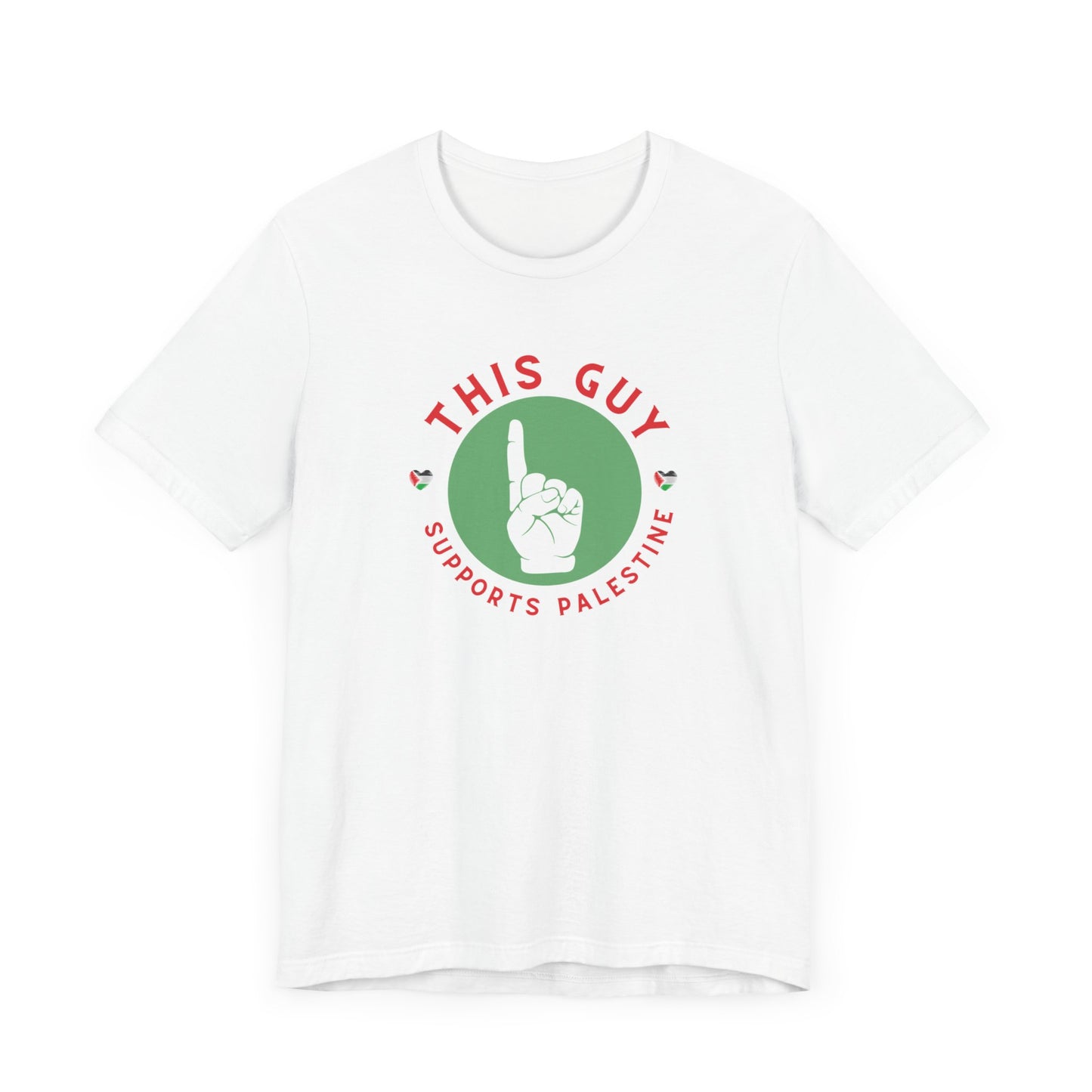 This Guy supports Palestine Unisex Jersey Short Sleeve Tee