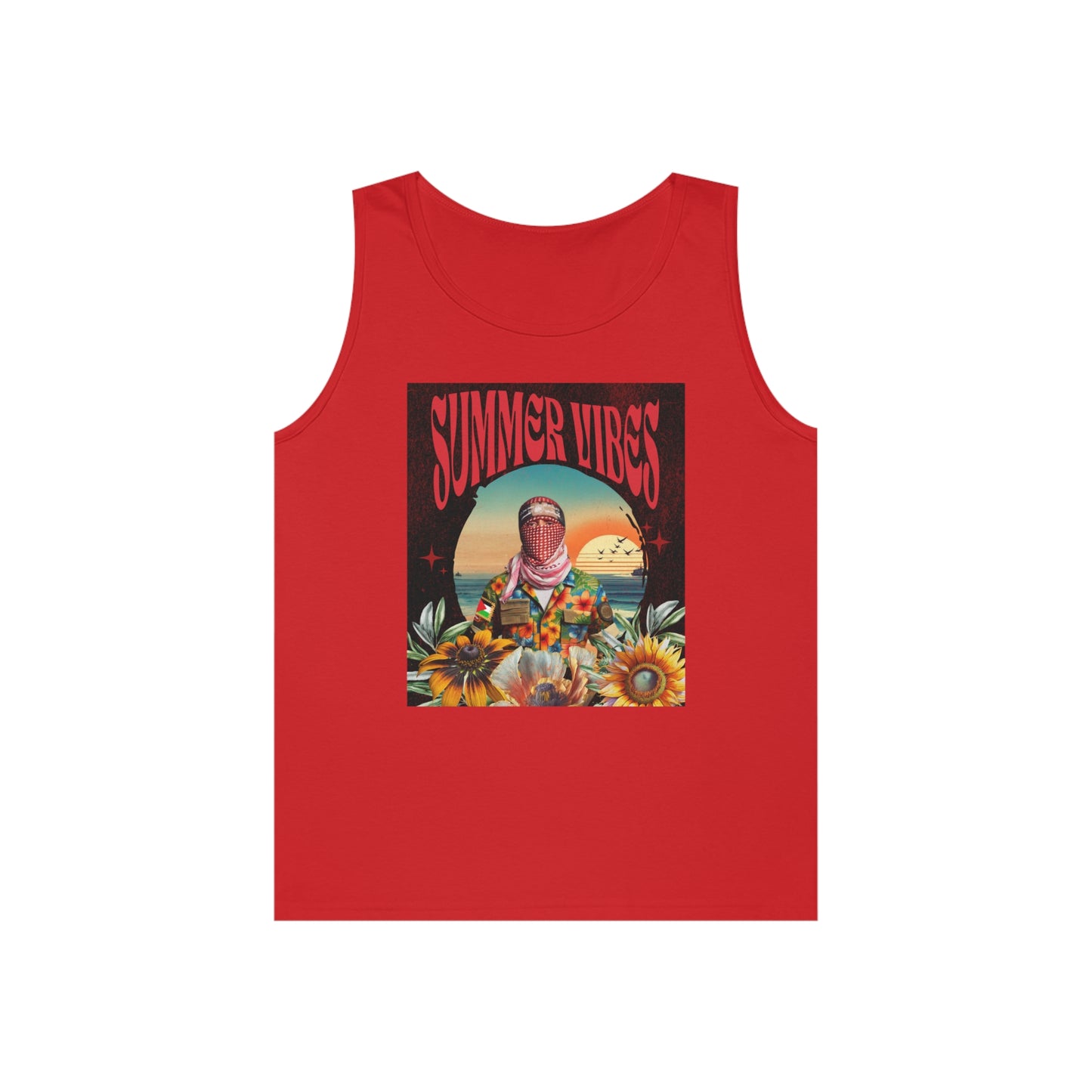 Summer Vibes Unisex Heavy Cotton Tank Top