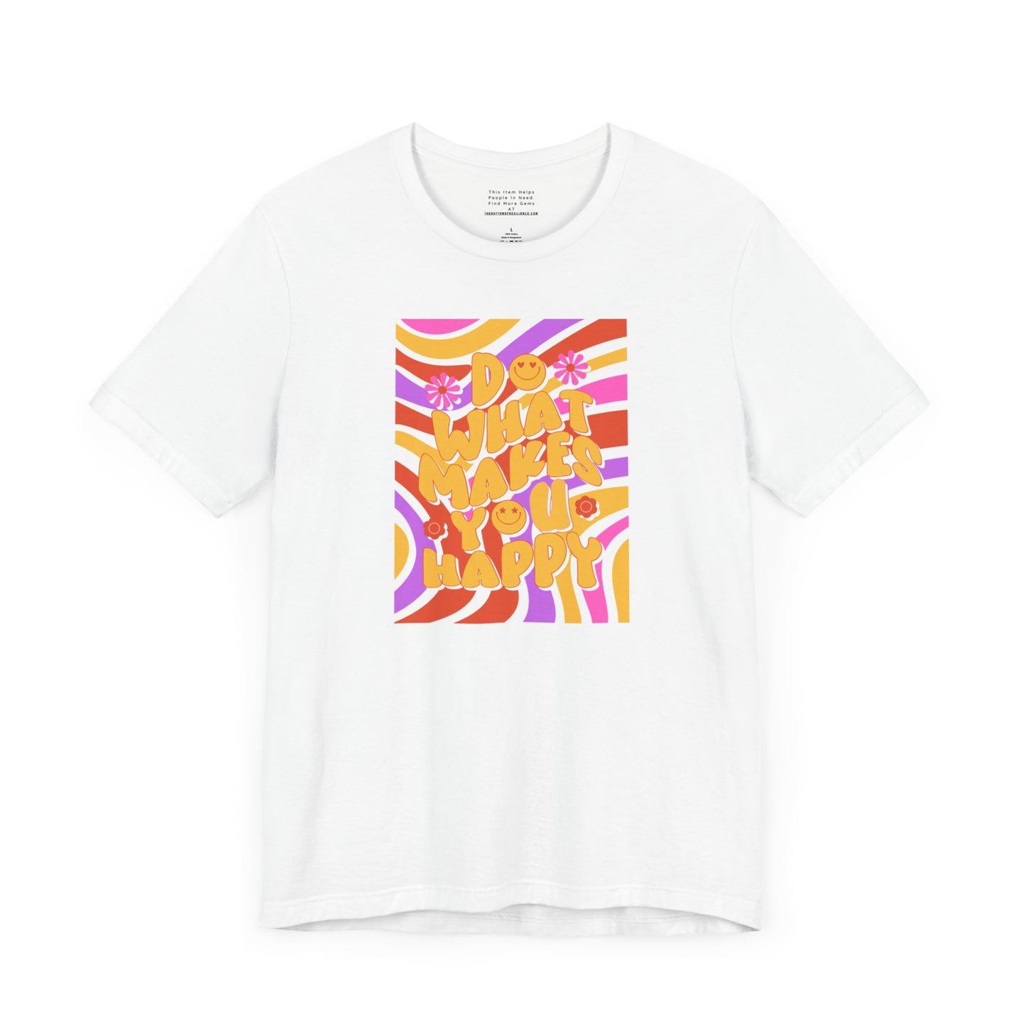Do What Makes you happy Unisex Jersey Short Sleeve Tee-mental health awareness month