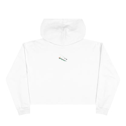Palestine olive branch unity Crop Hoodie