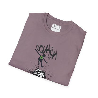Squash The Stigma. Mental Health Awareness Unisex Softstyle T-Shirt