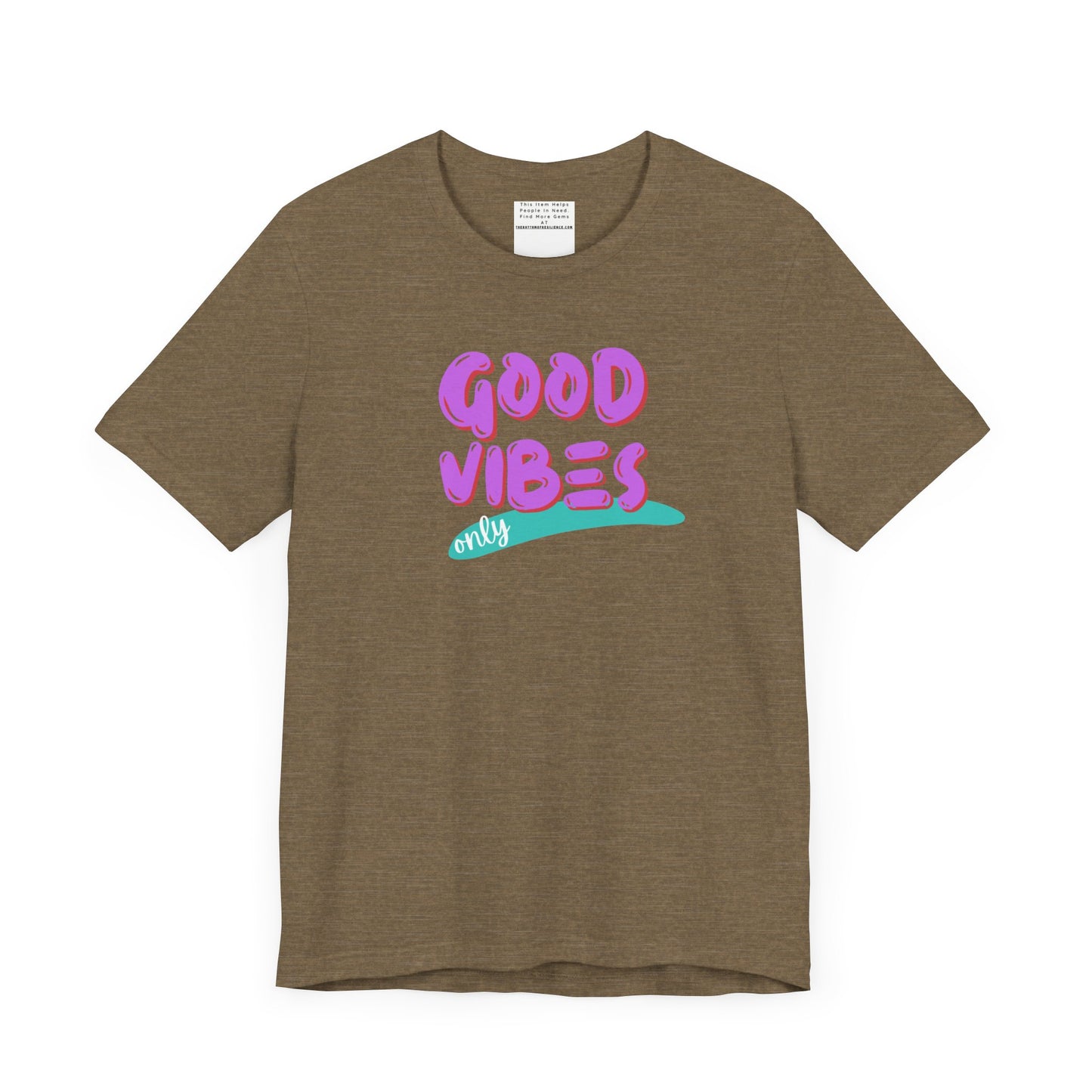 good vibes Unisex Jersey Short Sleeve Tee-mental health awareness month