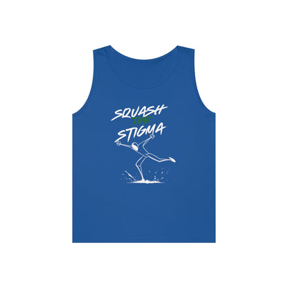 Copy of Squash The Stigma. Mental Health Awareness Unisex Heavy Cotton Tank Top