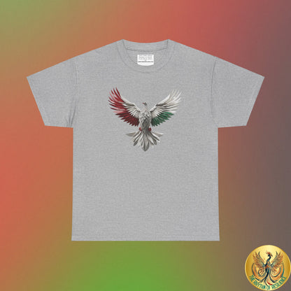 Unisex Heavy Cotton Tee, Palestine Flag, Resist, Arabic, Support the Cause in Style, Kuffiyeh, Keffiyeh, Resistance, Free Palestine