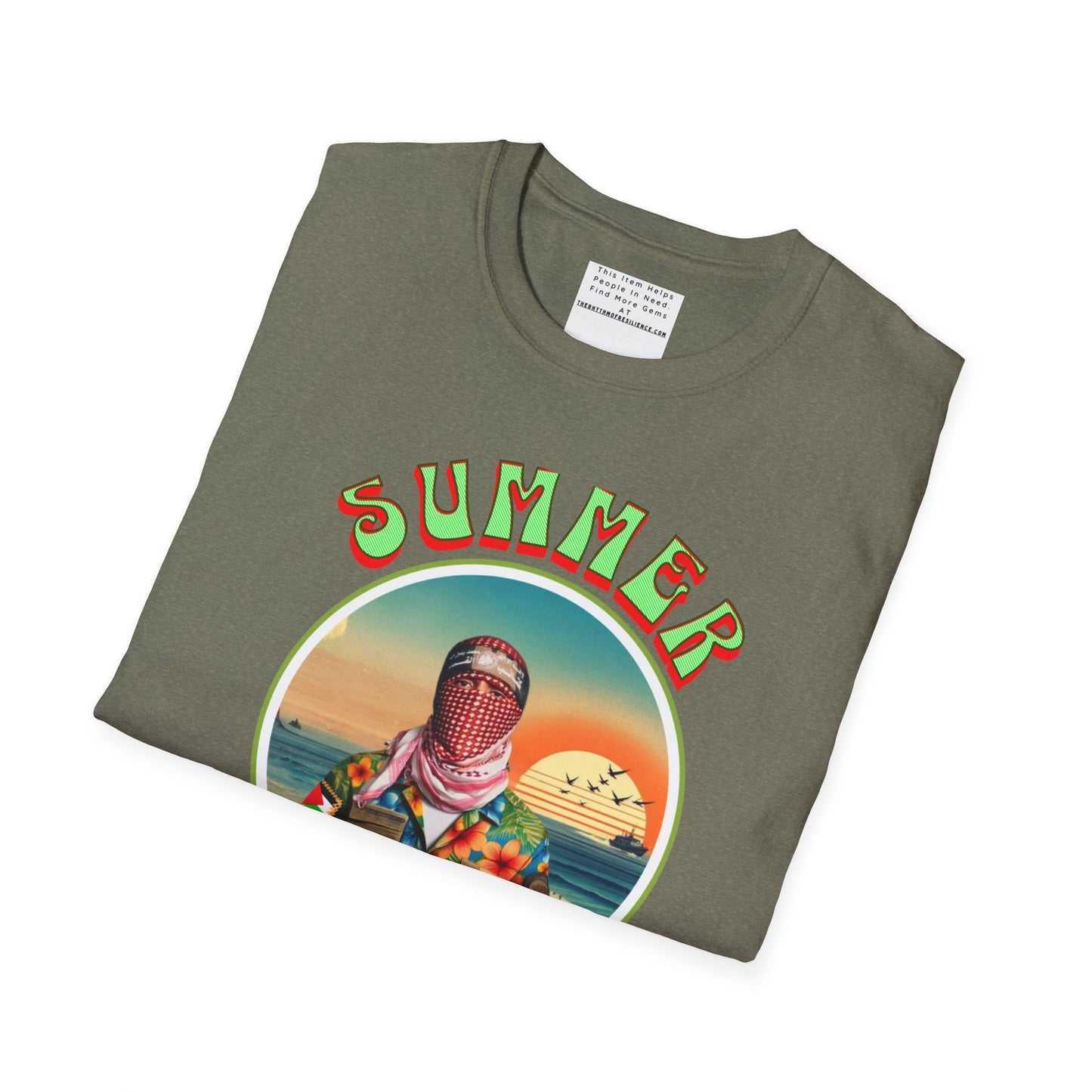 Summer vibes  Unisex Softstyle T-Shirt