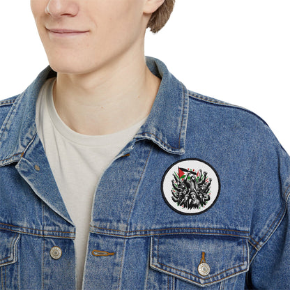 Iron-On Patches, Cease Fire Now Solidarity Humanity Palestine Support Patch,