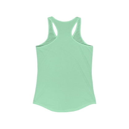 Free Palestine coordinates  Women's Ideal Racerback Tank