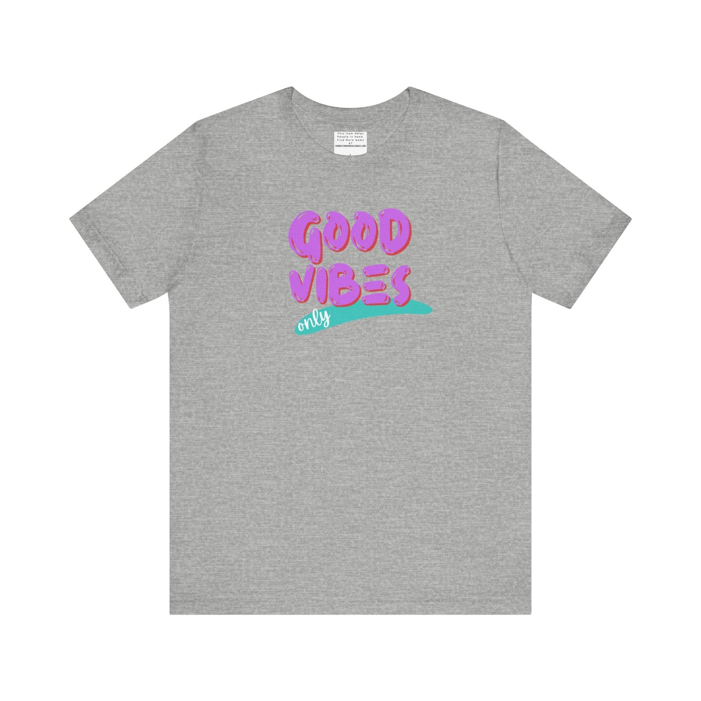 good vibes Unisex Jersey Short Sleeve Tee-mental health awareness month