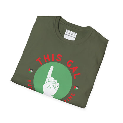 This Gal supporter Palestine Unisex Softstyle T-Shirt