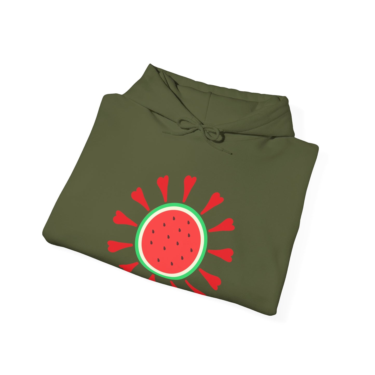 Watermelon Love  Palestine Spring Unisex Heavy Blend™ Hooded Sweatshirt