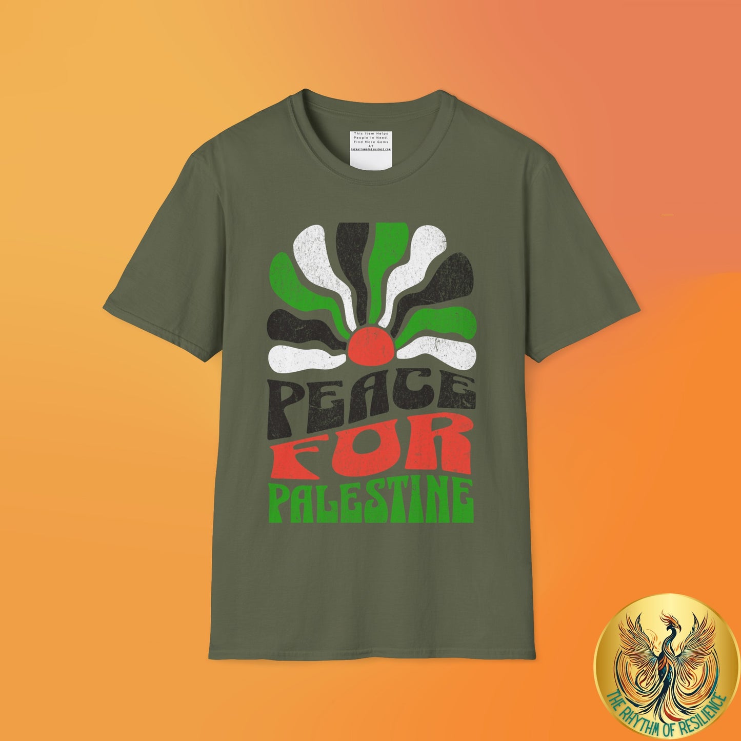 Peace for Palestine Unisex Softstyle T-Shirt