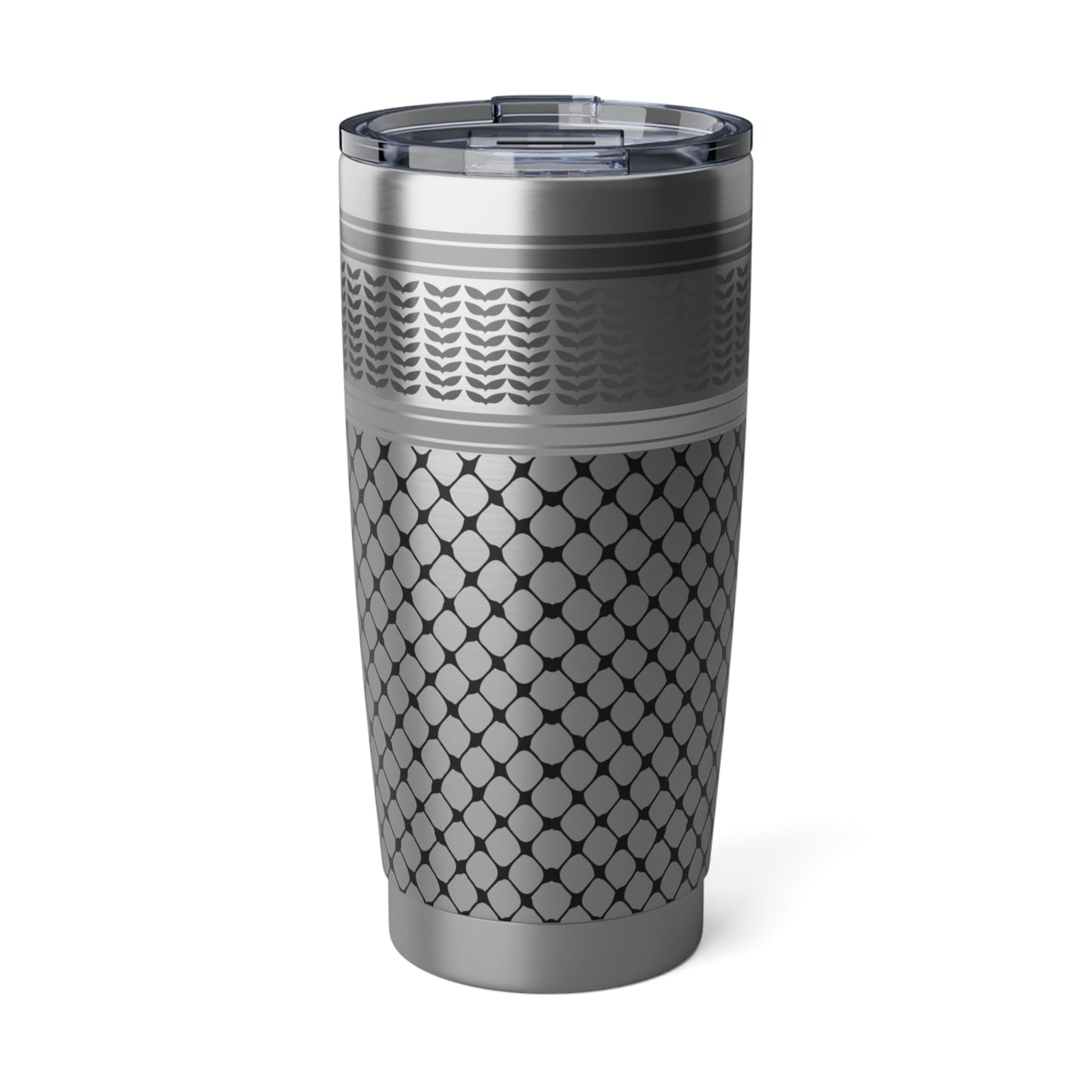 Vagabond 20oz Tumbler, keffiyeh, coffee, tea,  hot drink, cup, Palestine, Arabic