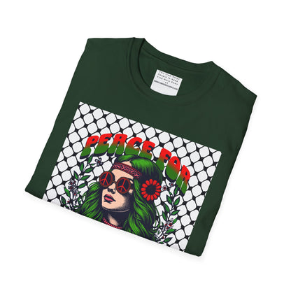 Peace for Palestine Unisex Softstyle T-Shirt