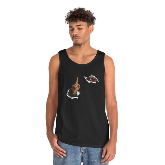 the eyes of e Palestine resistant Unisex Heavy Cotton Tank Top