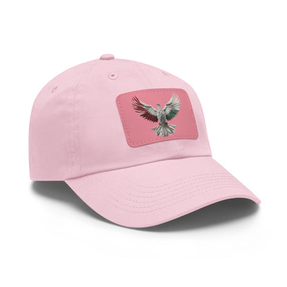 Dad Hat with Leather Patch, Unisex, free bird, Palestine, Resist, Arabic, Support the Cause in Style, Keffiyeh, Resistance, Free Palestine
