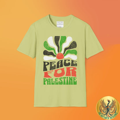 Peace for Palestine Unisex Softstyle T-Shirt