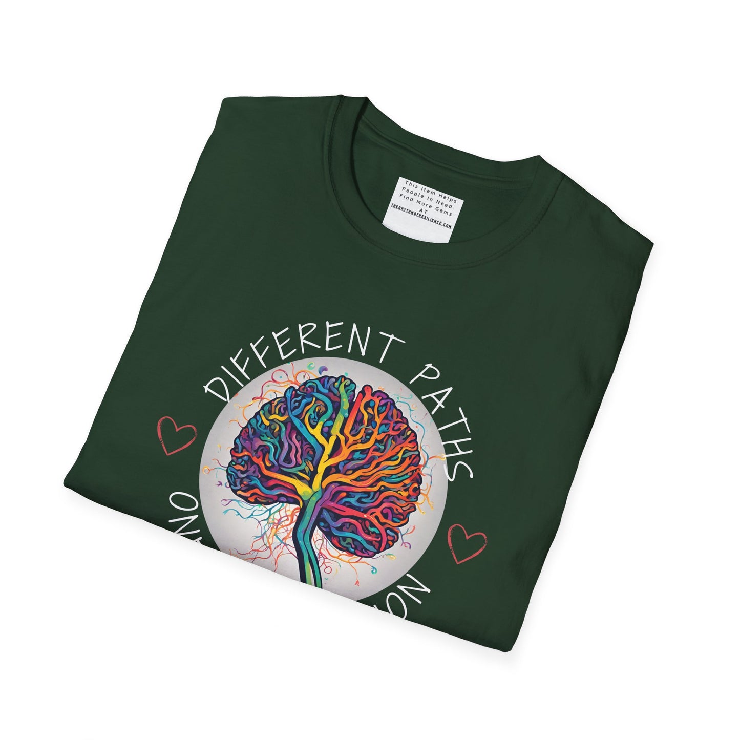 Divergent Routes, Shared Destination Unisex Softstyle T-Shirt