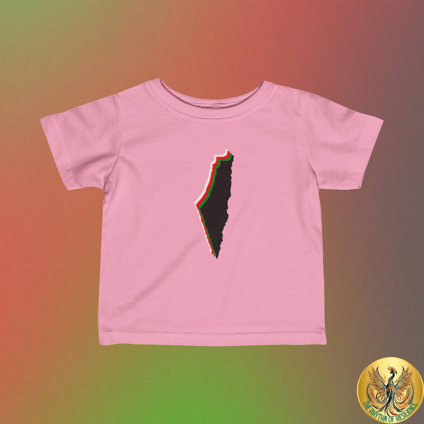 Palestine Map Infant Fine Jersey Tee