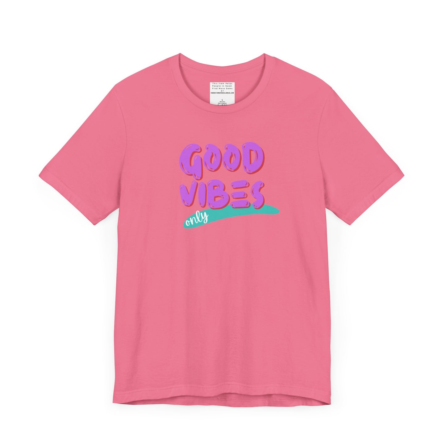good vibes Unisex Jersey Short Sleeve Tee-mental health awareness month