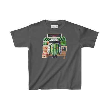 Watermelon  Heavy Cotton™ Tee stand with Palestine