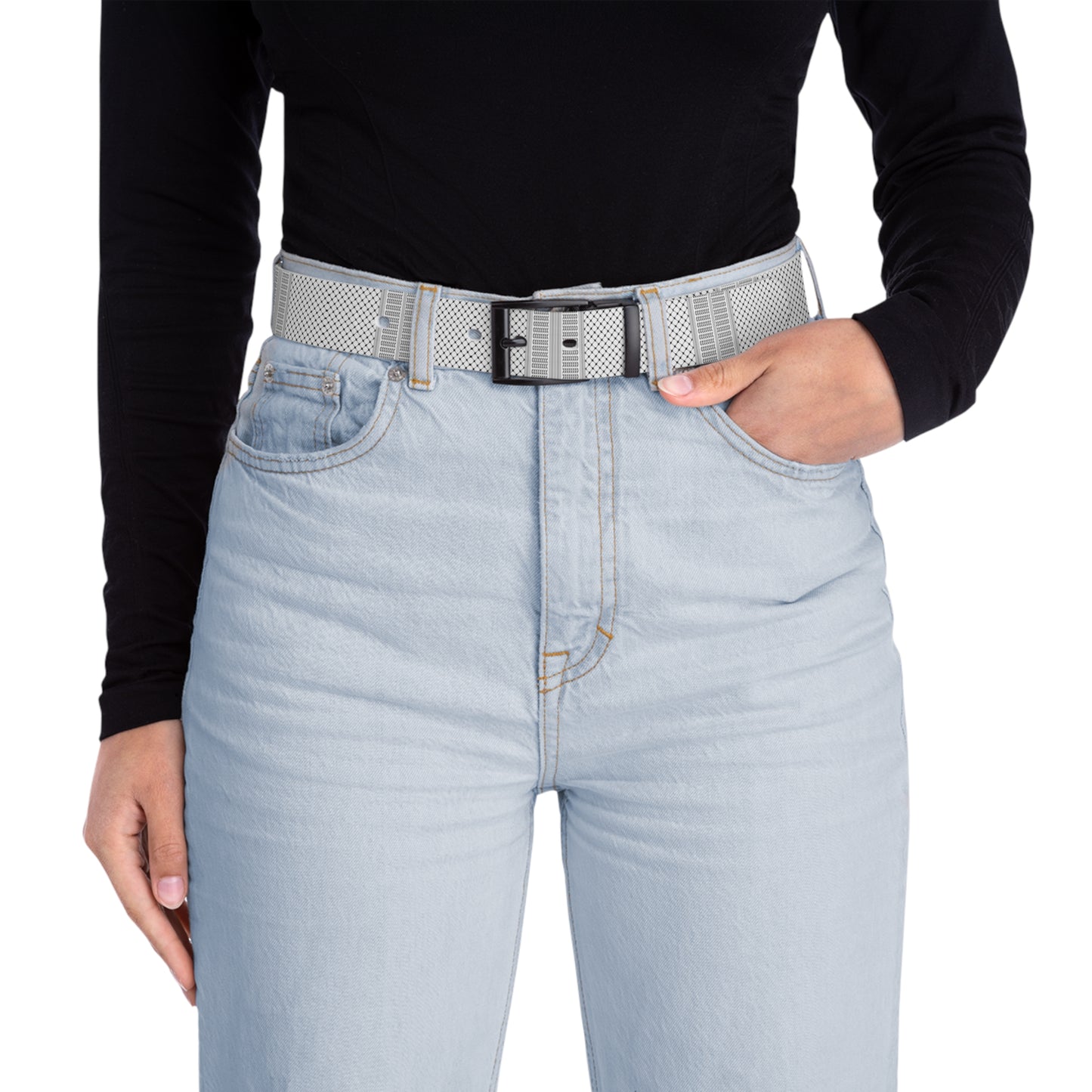 Belt keffiyeh print
