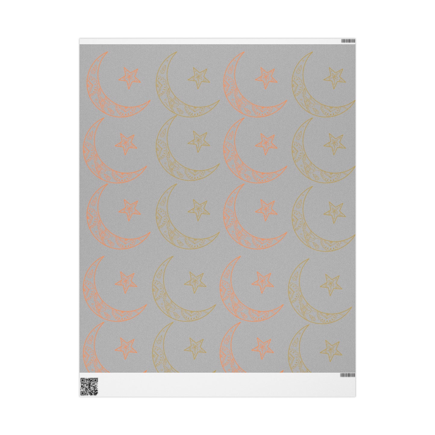 Wrapping Papers, Ramadan gift, Eid gift, holiday gift, Arabic, Islam, gift wrap, grey